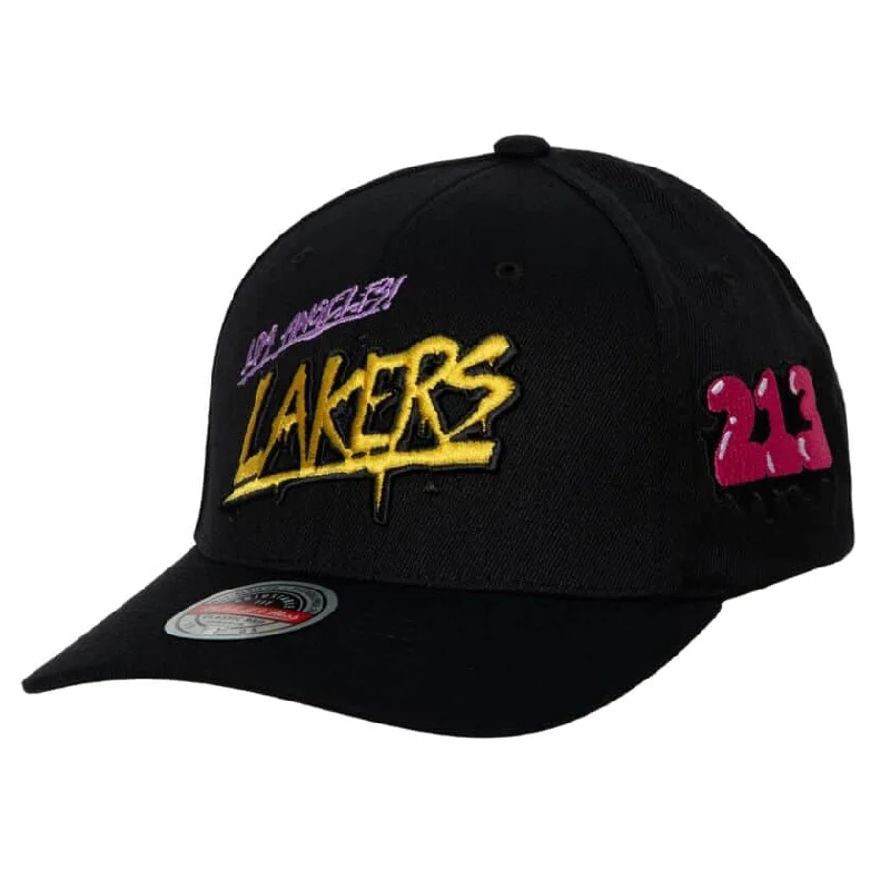 Lakers Slap Sticker Classic Red Snapback