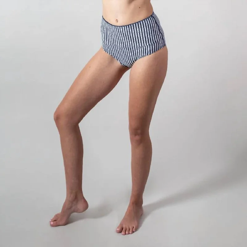 Nokoni Reversible Bikini Bottom In Nautical