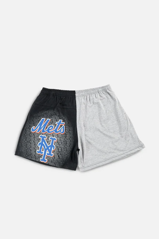 Unisex Rework New York Mets MLB Tee Shorts - XL