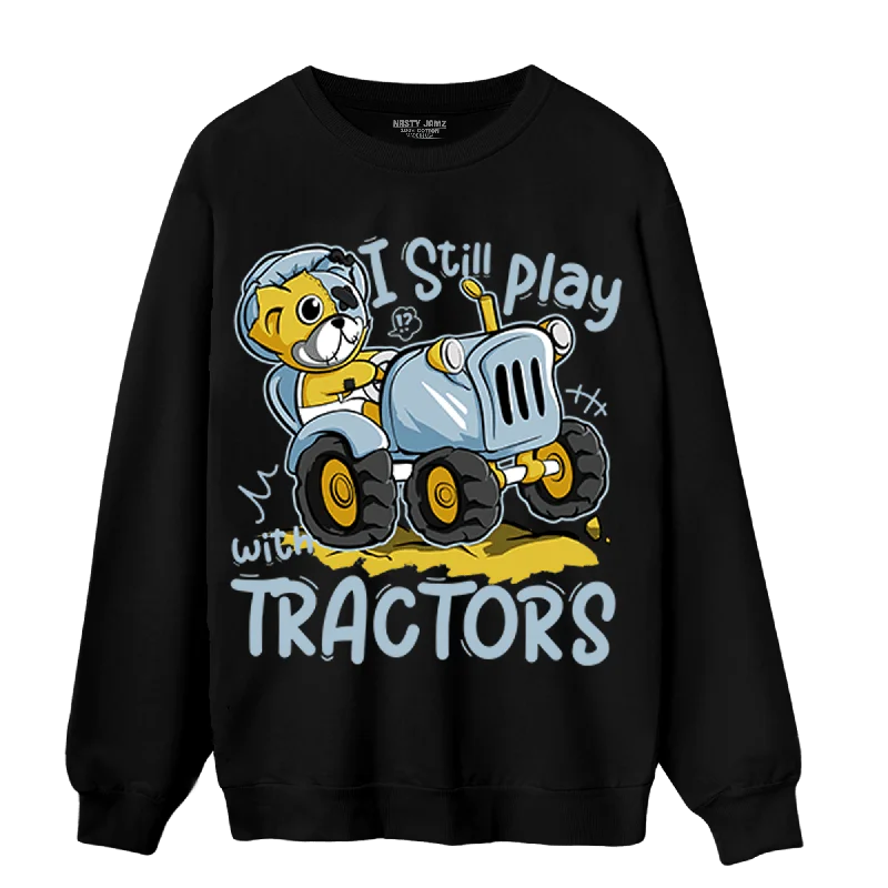 NastyJamz Blue Grey 13s Sweatshirt Match Play With Tractors BER