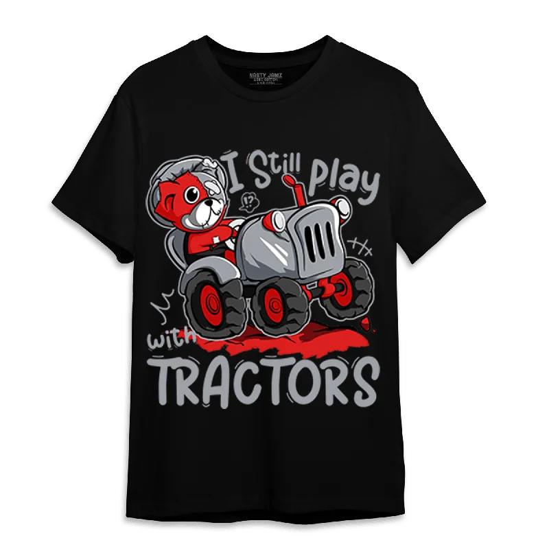 NastyJamz Bred Reimagined 4s T Shirt Match Play With Tractors BER