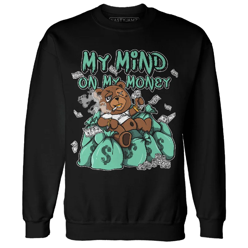 NastyJamz High OG Green Glow 1s Sweatshirt Match My Mind On My Money BER