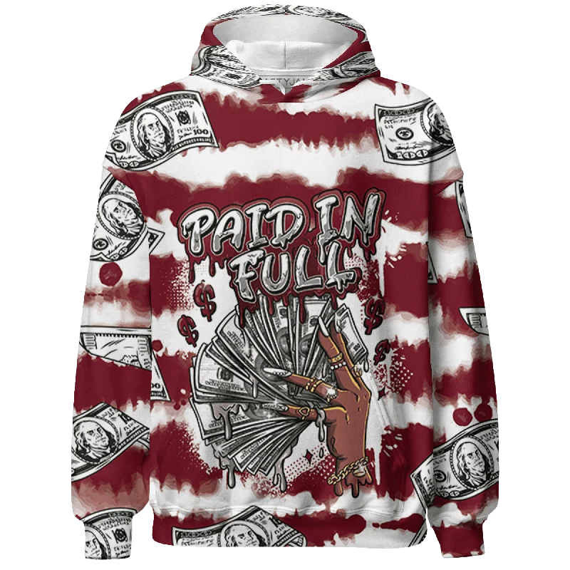 NastyJamz High White Team Red 1s Hoodie Match Paid In Full 3D All-Over Print