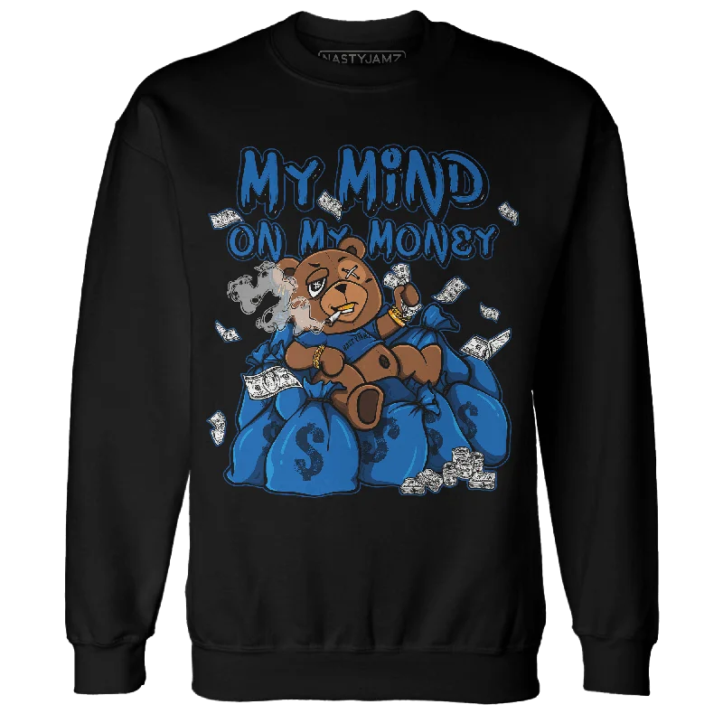 NastyJamz Royal Reimagined 1s Sweatshirt Match My Mind On My Money BER