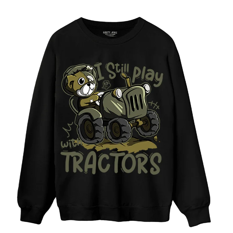 NastyJamz SE Craft Medium Olive 4s Sweatshirt Match Play With Tractors BER