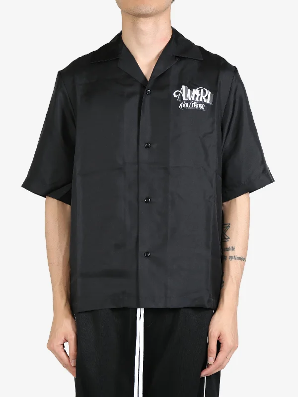 AMIRI Men Credits Bowling Shirt