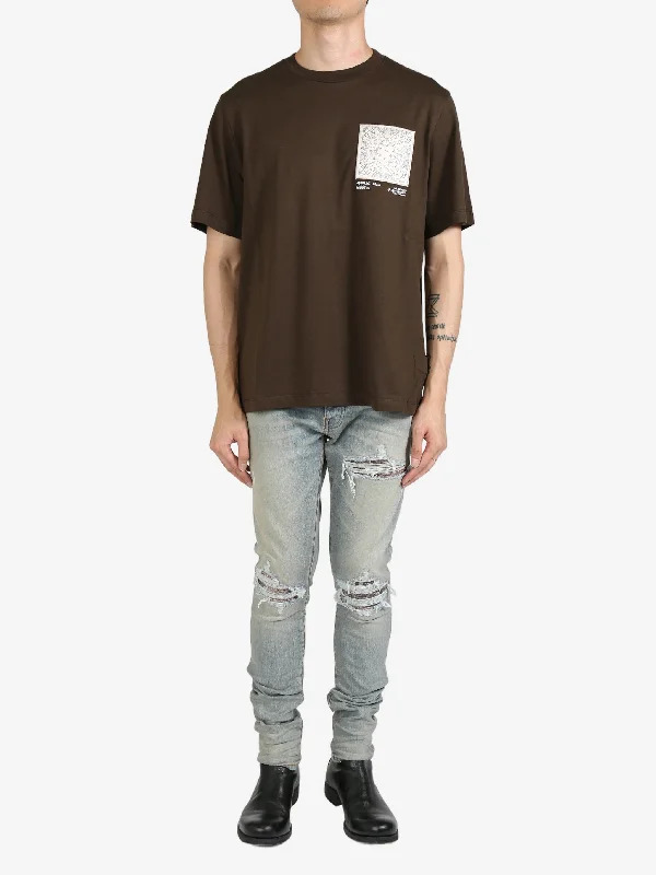 AMIRI Men MA Bandana Silk Applique Tee