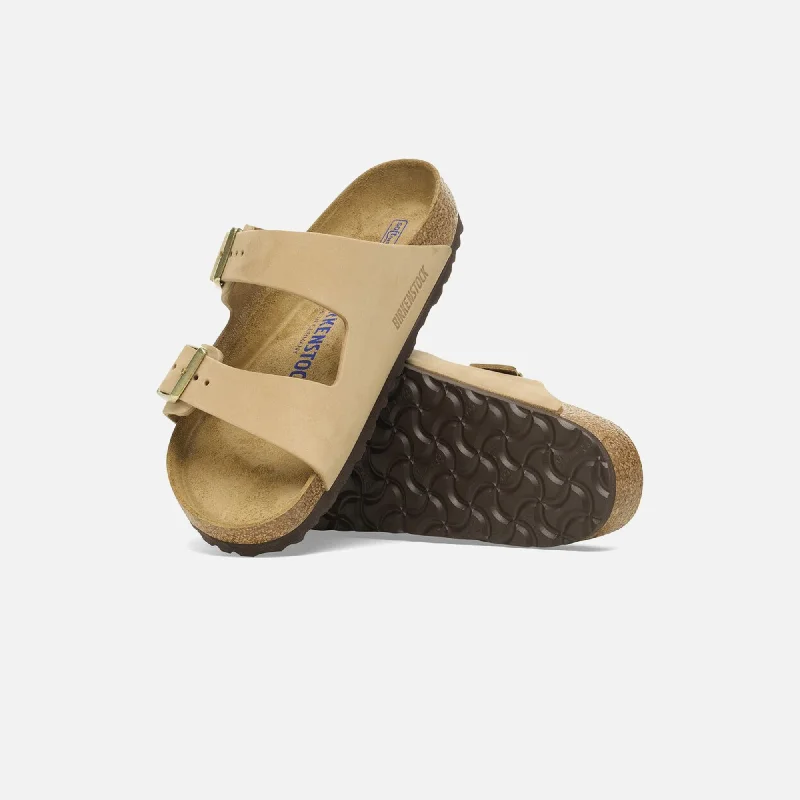 Birkenstock Arizona Soft Footbed Nubuck - Sandcastle