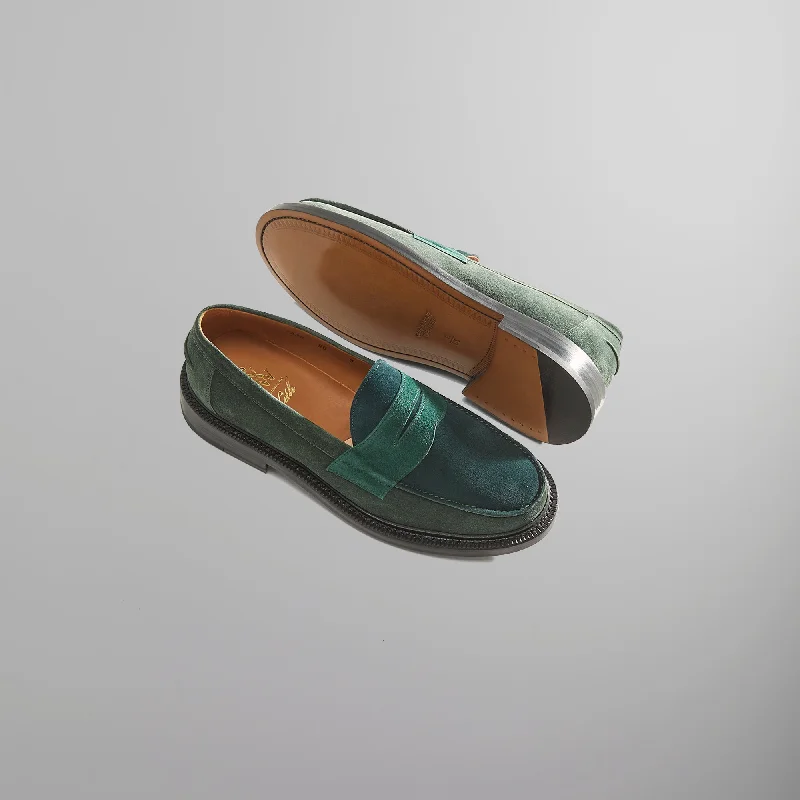 Kith for Blackstock & Weber The Ellis Penny Loafer - Green