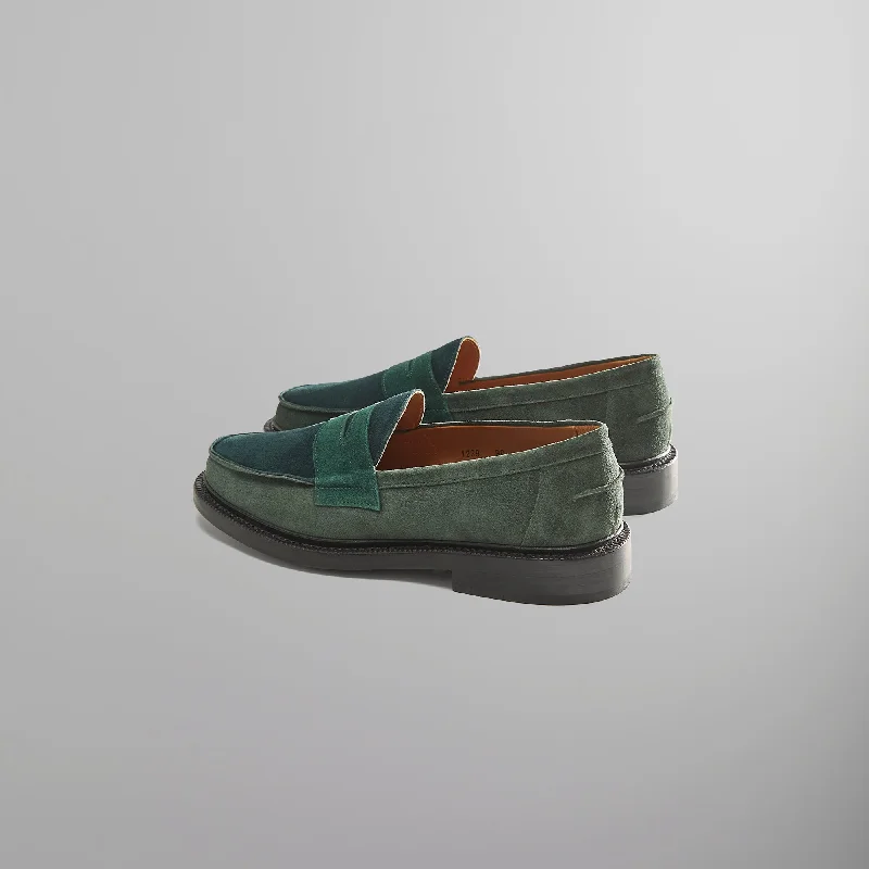 Kith for Blackstock & Weber The Ellis Penny Loafer - Green