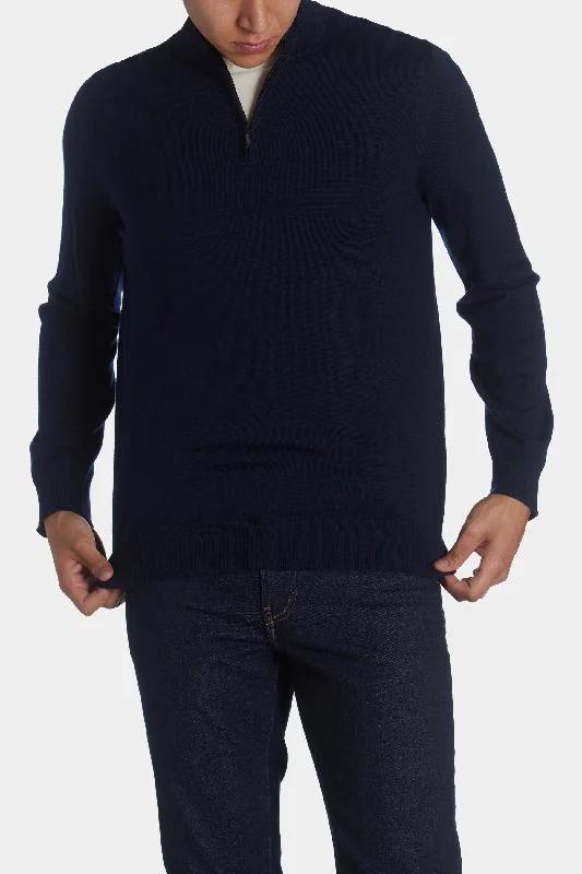 Cashmere Button Neck Jumper