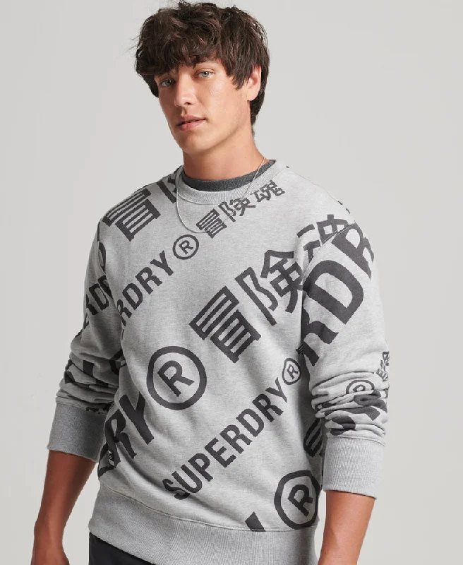 Code CL AOP Crew Sweatshirt