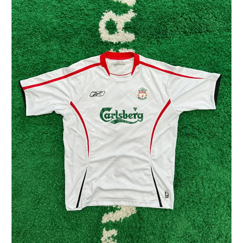 Liverpool Away Shirt 2005-2006 Riise #6 L 8/10