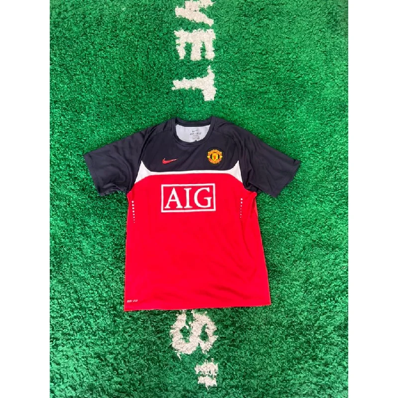 MANCHESTER UNITED 2009/10 Nike Training Shirt Top L 9/10