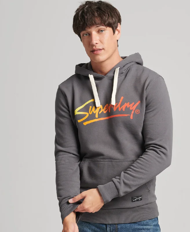 Vintage Downtown Script Hooded Sweatshirt