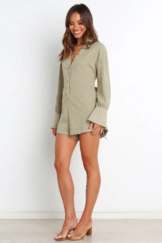 Becky Playsuit - Sage