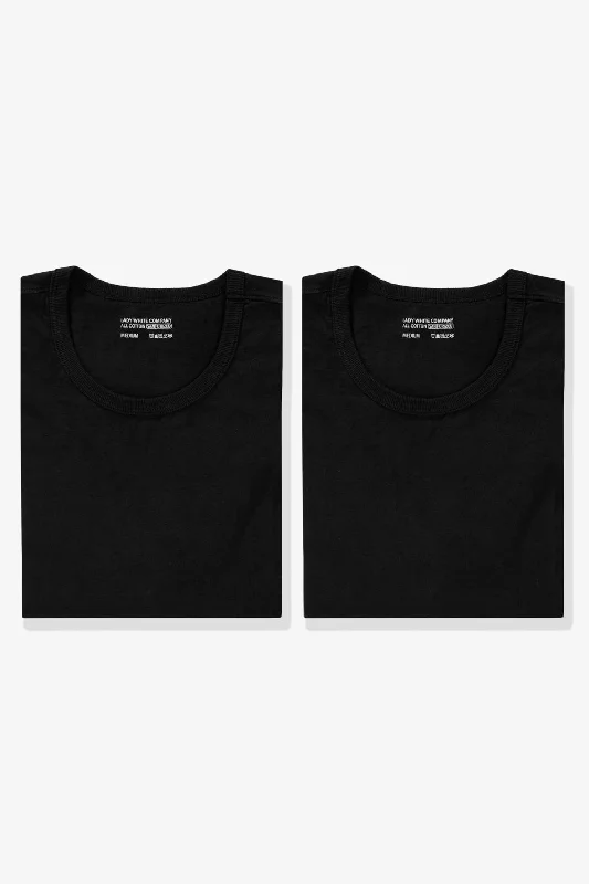 Lady White Co. T-SHIRT 2-PACK - BLACK LW101T-BLK