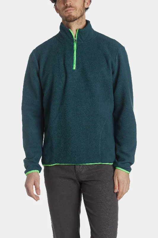 Half Zip Pull-On Sweater