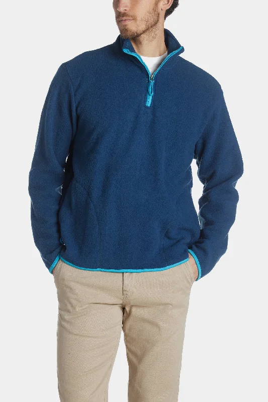 Half Zip Pull-On Sweater