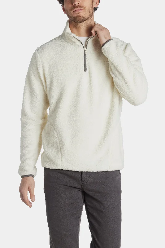 Half Zip Pull-On Sweater