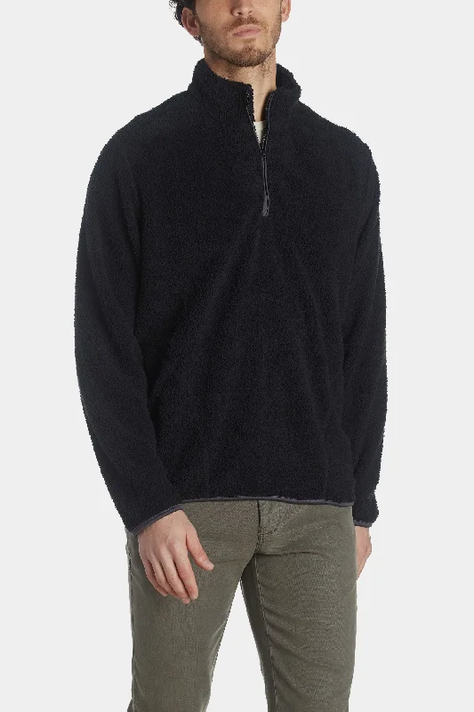 Half Zip Pull-On Sweater