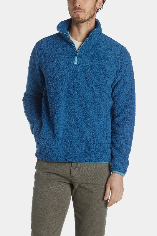 Half Zip Pull-On Sweater