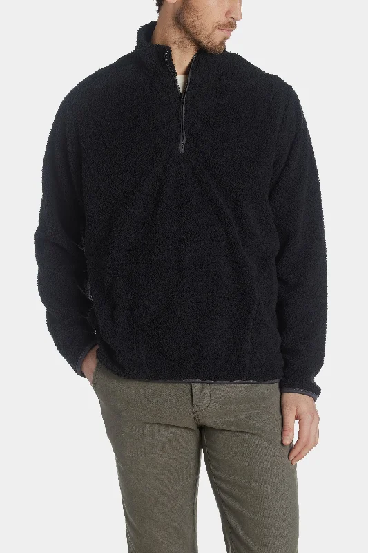 Half Zip Pull-On Sweater