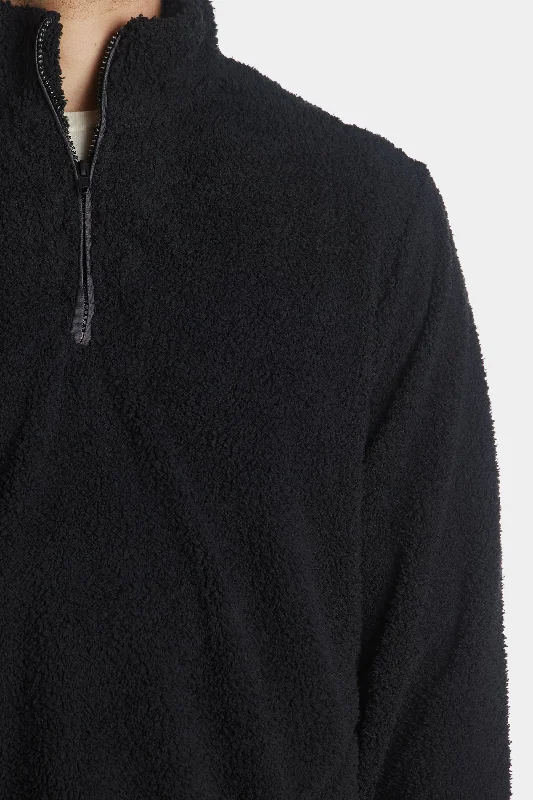 Half Zip Pull-On Sweater