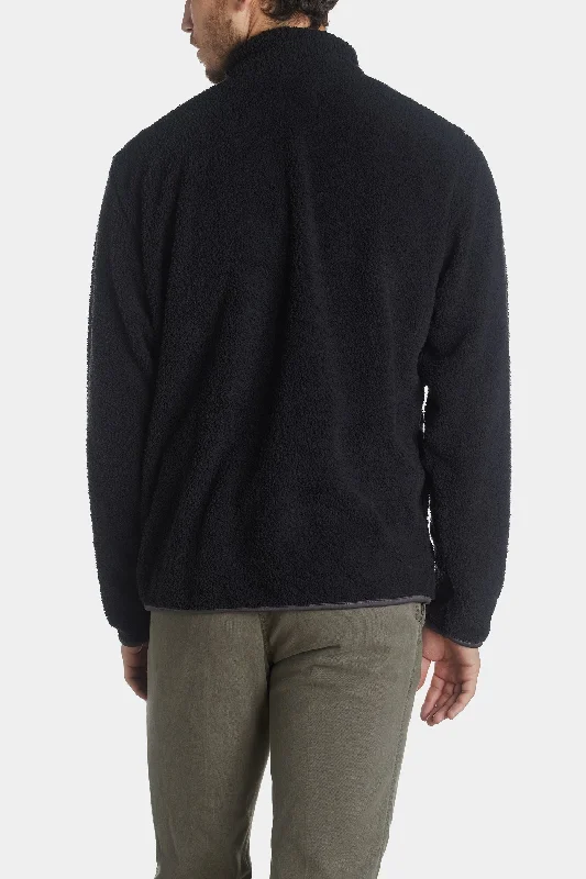 Half Zip Pull-On Sweater