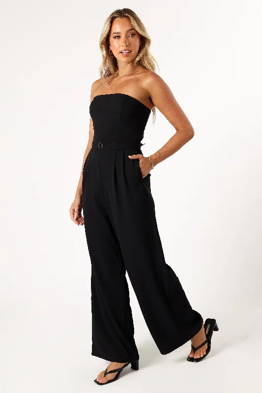 Hansen Strapless Jumpsuit - Black