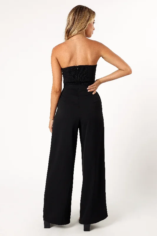 Hansen Strapless Jumpsuit - Black