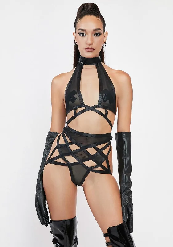 Harley Mesh Strappy Set