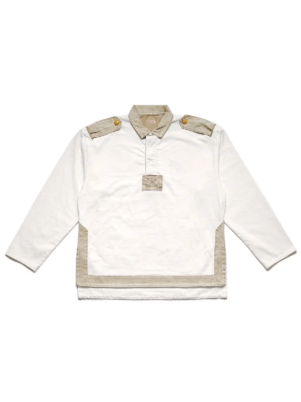 Kapital 16 / -Tianzhu Seagull Rugby Shirt - White