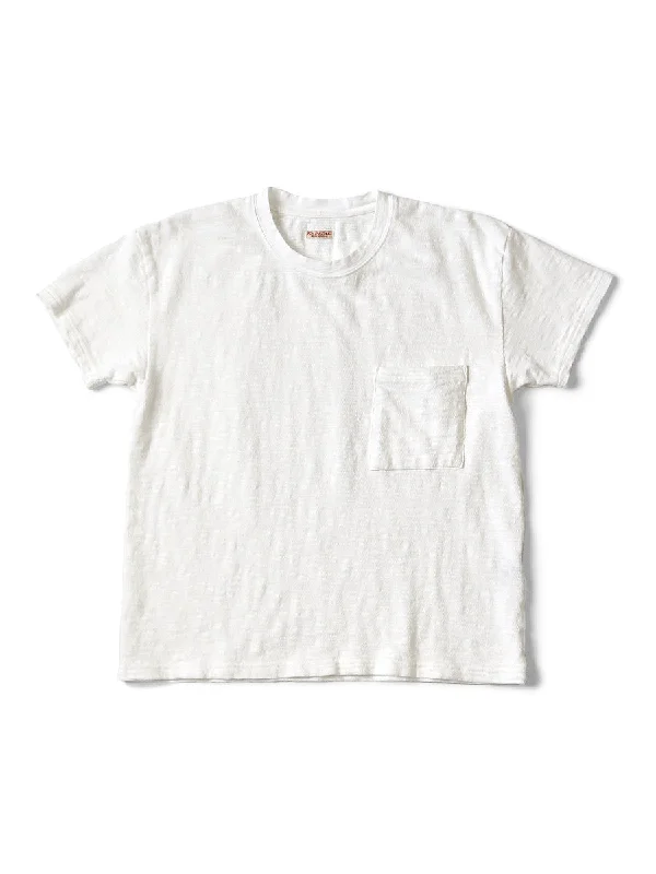 Kapital AMUSE Knit Pocket T - White