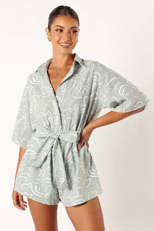 Kellie Romper - Sage