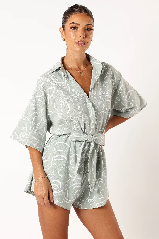 Kellie Romper - Sage