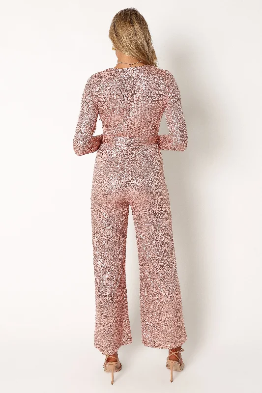 Kiera Jumpsuit - Rose Gold