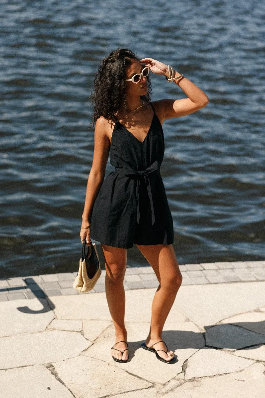 Laddie Romper - Black