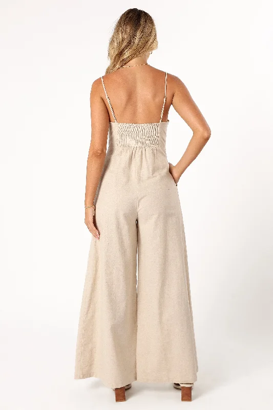 Lila Jumpsuit - Oatmeal