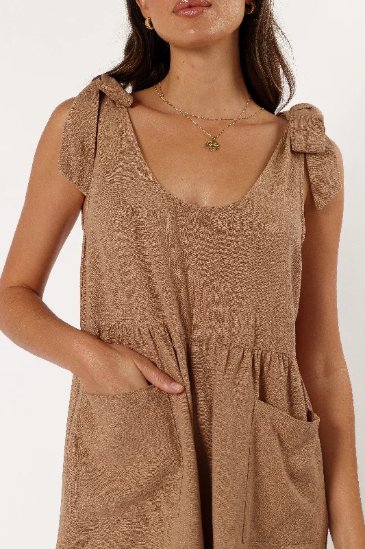 Lindy Romper - Mocha