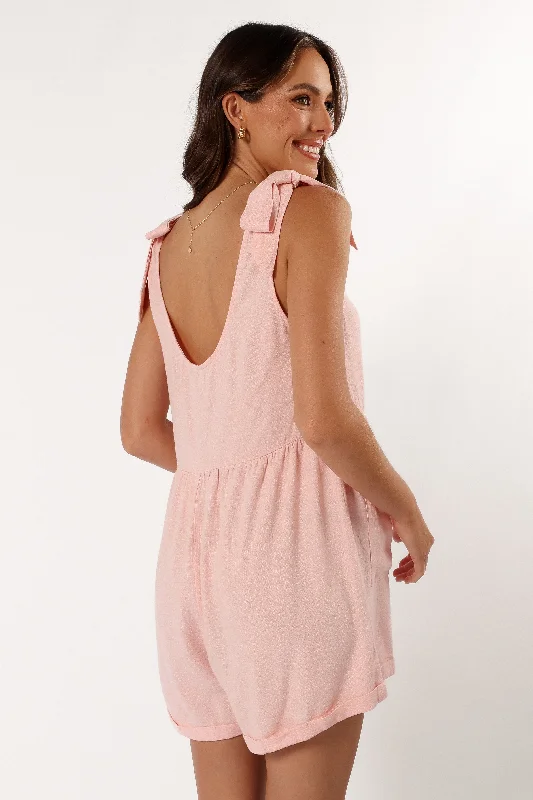 Lindy Romper - Pink