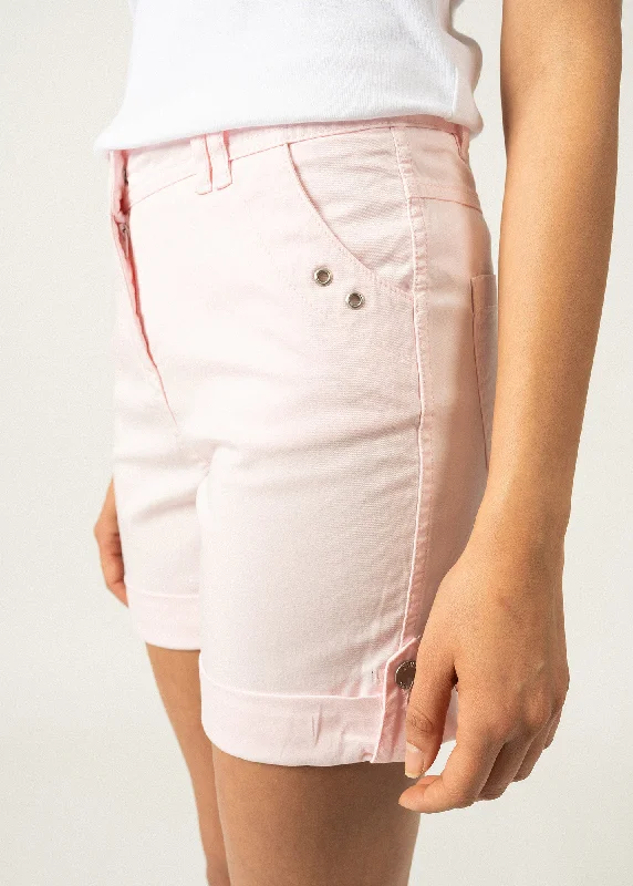 Marie plain shorts - in cotton (ROSE)