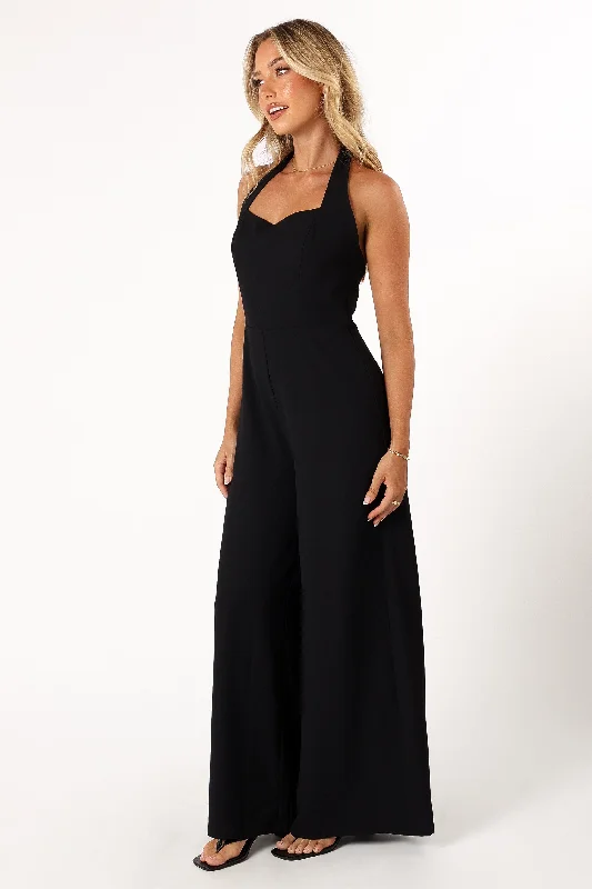 Mathias Halterneck Jumpsuit - Black