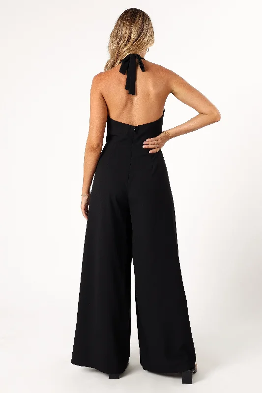 Mathias Halterneck Jumpsuit - Black