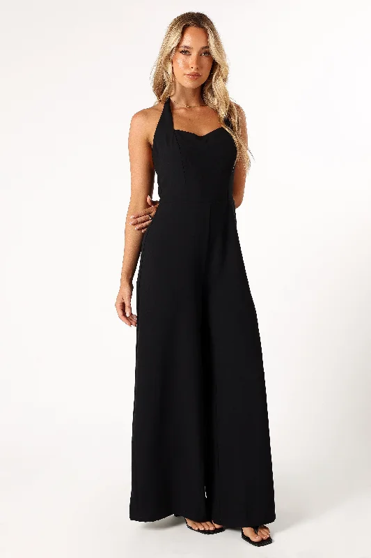 Mathias Halterneck Jumpsuit - Black