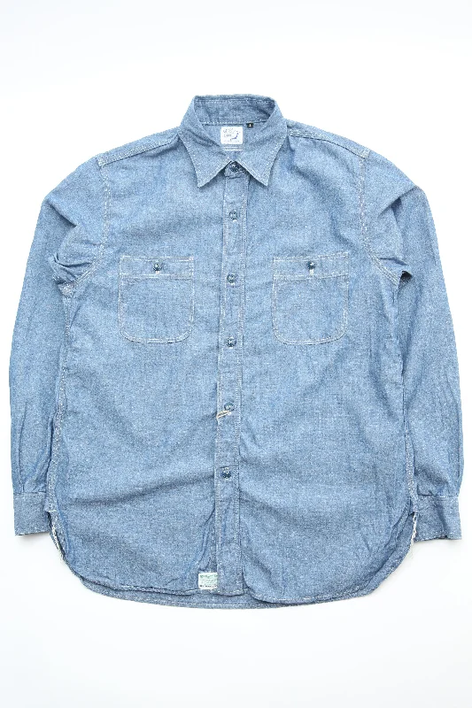 orSlow CHAMBRAY WORK SHIRT - Chambray