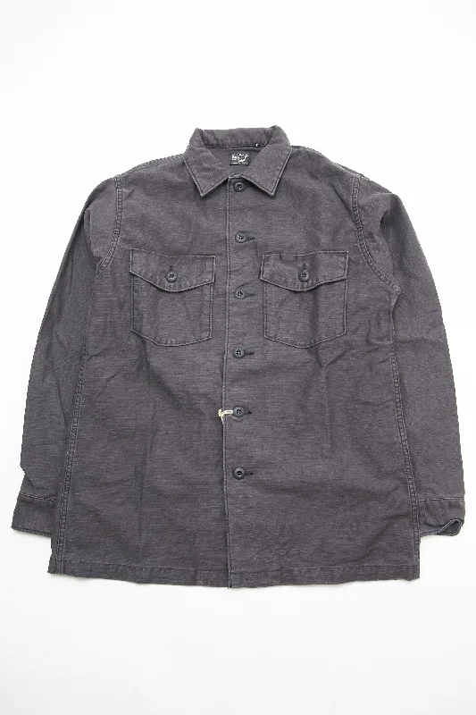 orSlow US Army Shirt - BLACK STONE 61S