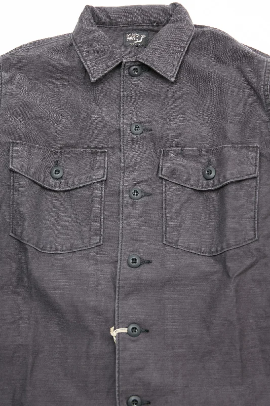 orSlow US Army Shirt - BLACK STONE 61S