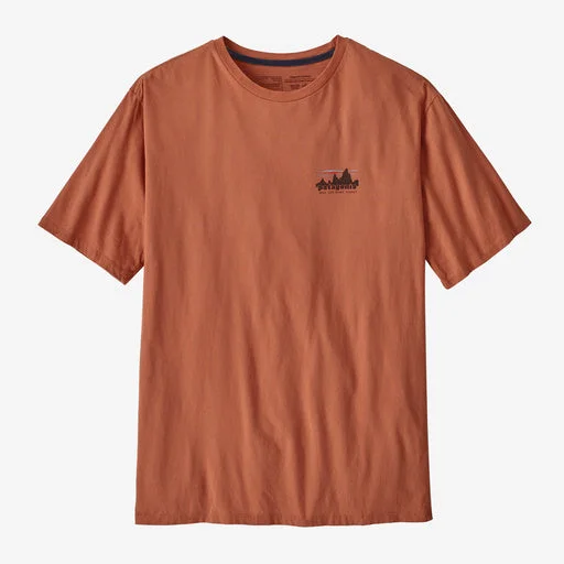 Patagonia Men's '73 Skyline Organic T-Shirt (Sienna Clay)