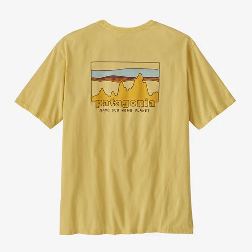 Patagonia Men's '73 Skyline Organic T-Shirt (Milled Yellow)